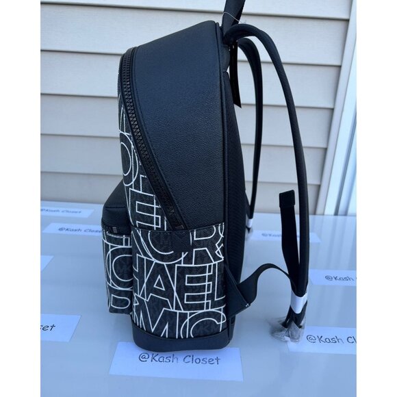 Michael kors backpack cooper large graphic MK signature Black - Picture 4 of 11